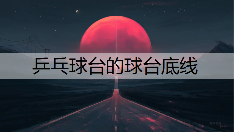 乒乓球台的球台底线